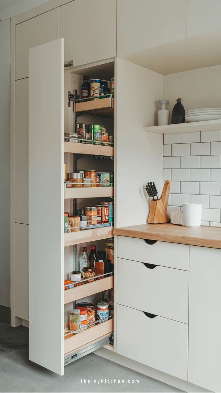 Minimalist pantry